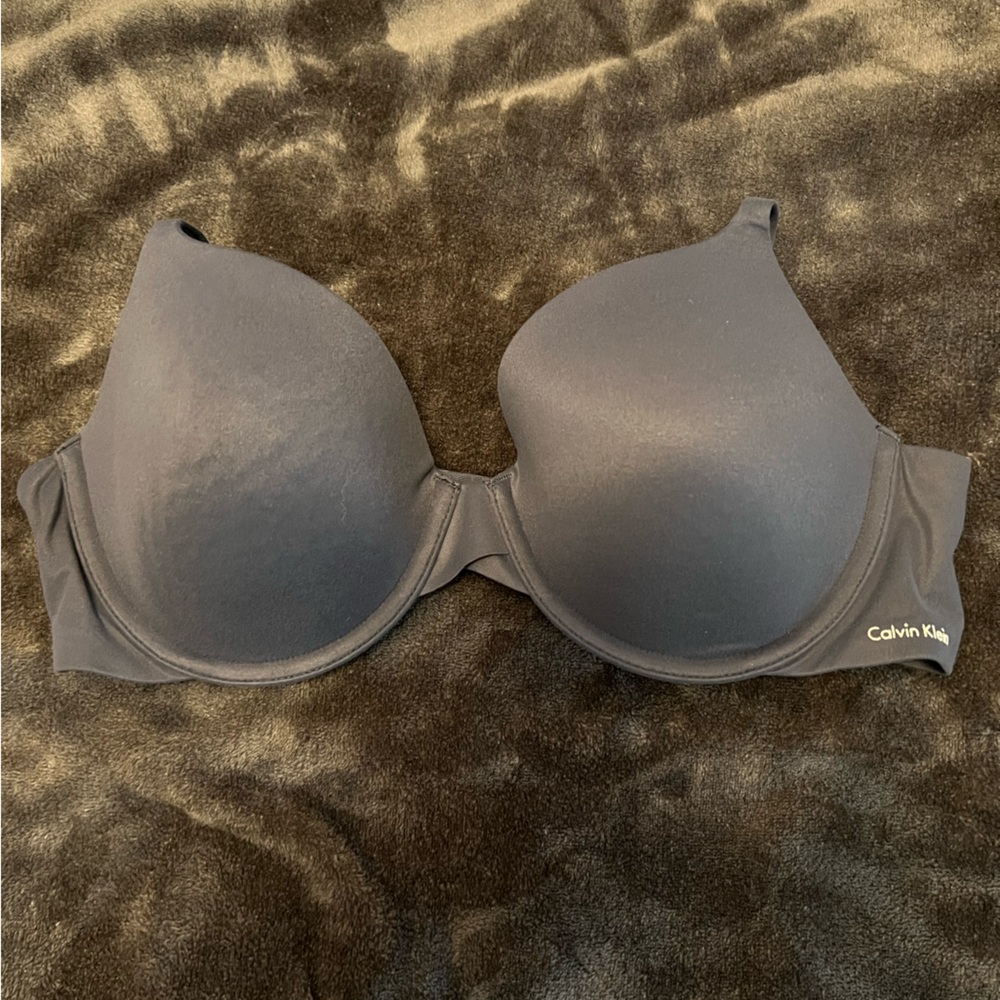 Calvin Klein Charcoal Bra